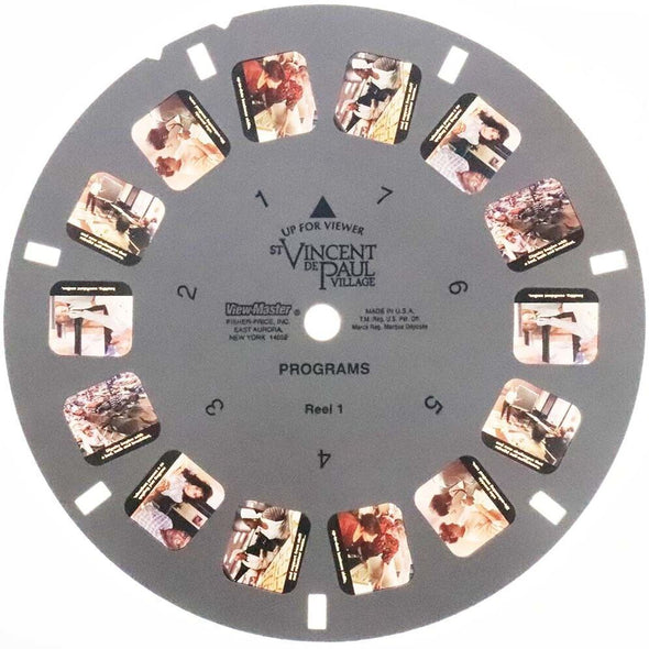 4 ANDREW -St. Vincent De Paul Village - View-Master 5 Commercial Reel Set - vintage Reels 3dstereo 