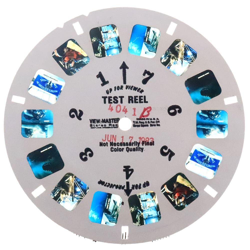  View-Master 3D 3-Reel Card Sharks and Other Dancers of the Deep  : Electronics