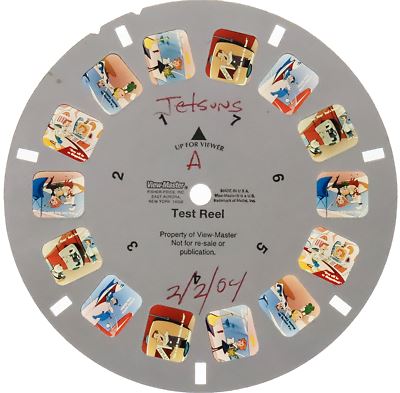 View-Master Test 3 Reel Set - Jetsons - vintage 