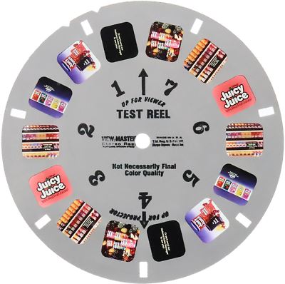 View-Master Test Reel - Juicy Juice - vintage 