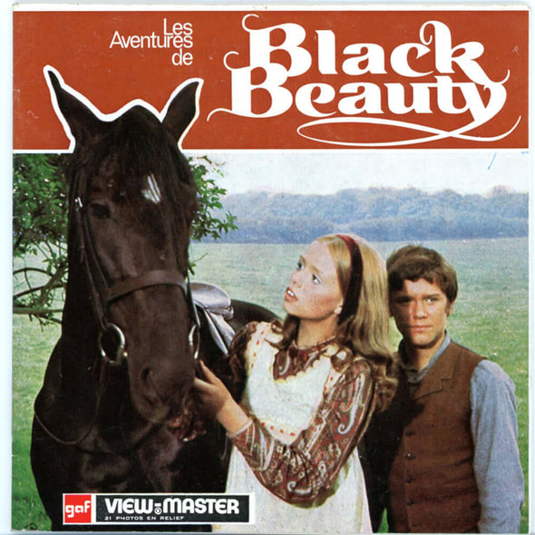 Black Beauty - Vintage Classic View-Master 3 Reel Packet - 1970s Packet 3dstereo 