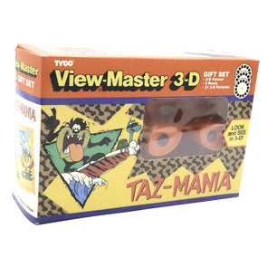 Taz-Mania - View-Master Gift Set - Model L Viewer and 3 Reel Set in original box - vintage Viewers 3dstereo 