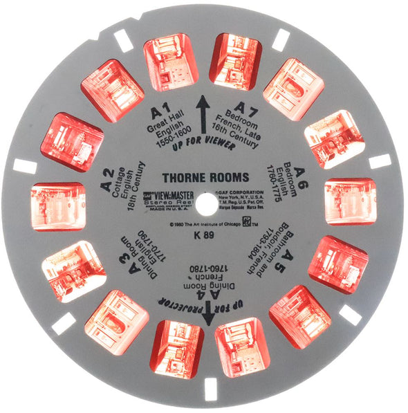View-Master 3 Reel Packet - Thorne Rooms - The Art Institute of Chicago - Reel