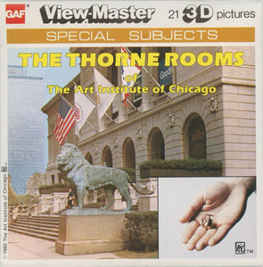View-Master 3 Reel Packet - Thorne Rooms - The Art Institute of Chicago - Packet 