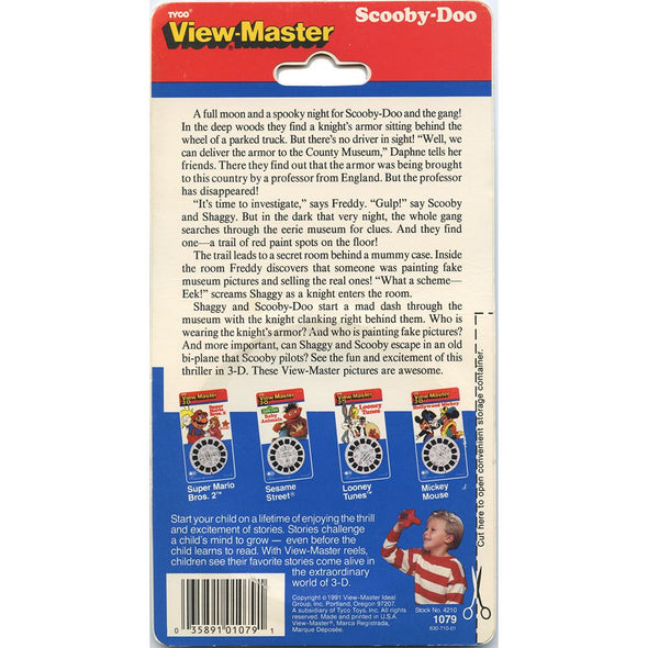 4 ANDREW - Scooby Doo - View-Master 3 Reel Set on Card - 1990 - NEW - 1079 VBP 3dstereo 
