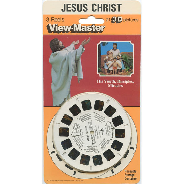 Jesus Christ - View-Master 3 Reel Set on Card - 1976 - NEW - 2011 VBP 3dstereo 