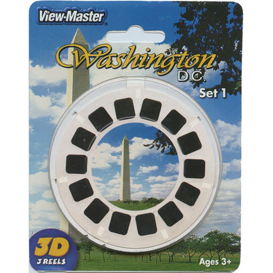 Washington D.C. - View-Master 3 Reel Set on Card - 2007 - NEW - 35154 –