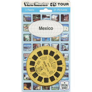 Mexico - View-Master 3 Reel Set on Card - 1988 - NEW - 5252 VBP 3dstereo 