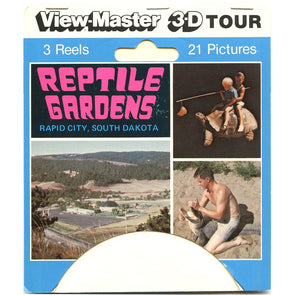 4 ANDREW - Reptile Gardens - South Dakota - View-Master 3 Reel Set on Card - 1979 - vintage - 5334 VBP 3dstereo 
