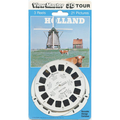 Holland - View-Master 3 Reel Set on Card - 1990 - NEW - 5368 VBP 3dstereo 