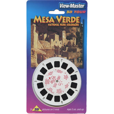 4 ANDREW - Mesa Verde - Colorado - View-Master 3 Reel Set on Card - 2003 - NEW - B8894 VBP 3dstereo 