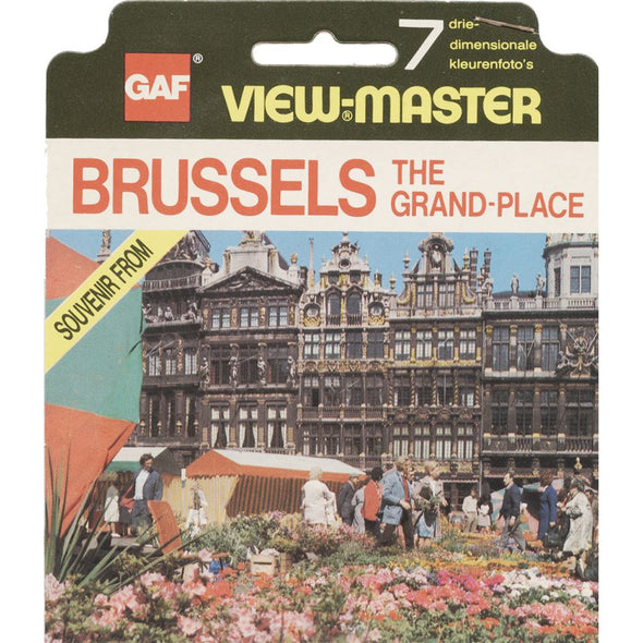 Brussels - View-Master Special Souvenir On-Location Reel - 1976 - vintage - BC3584 VBP 3dstereo 