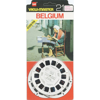 Belgium - View-Master 3 Reel Set on Card - 1976 - NEW - BC370-456EM VBP 3dstereo 