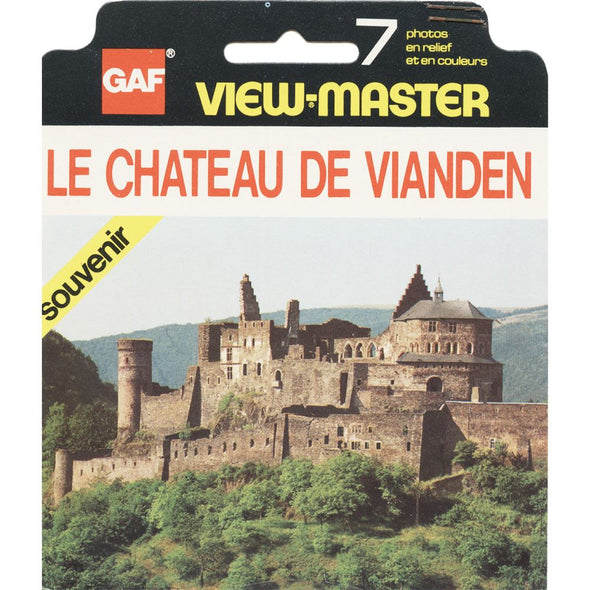 Le Chateau de Vianden - View-Master Special Souvenir On-Location Reel - 1976 - vintage - BC3824 VBP 3dstereo 