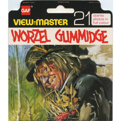 Worzel Gummidge - View-Master 3 Reel Set on Card - 1979 - vintage - BD185-123E VBP 3dstereo 
