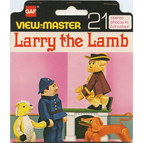 Larry the Lamb - View-Master 3 Reel Set on Card - 1980 - vintage - BD190-123E VBP 3dstereo 