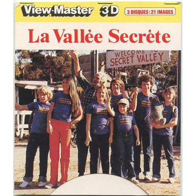 La Vallèe Secrète - View-Master 3 Reel Set on Card - 1981 - vintage - BD208-123F VBP 3dstereo 