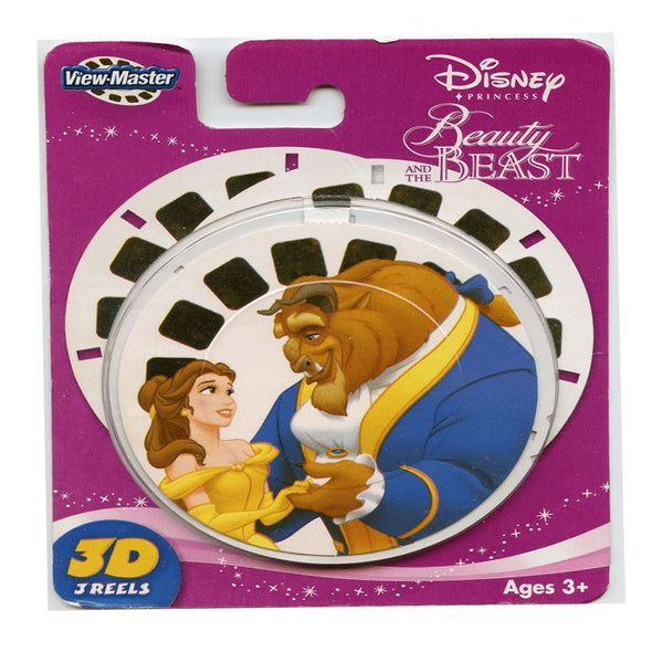 Beauty and the Beast - View-Master 3 Reel Set on Card - NEW - (7166) VBP 3dstereo 