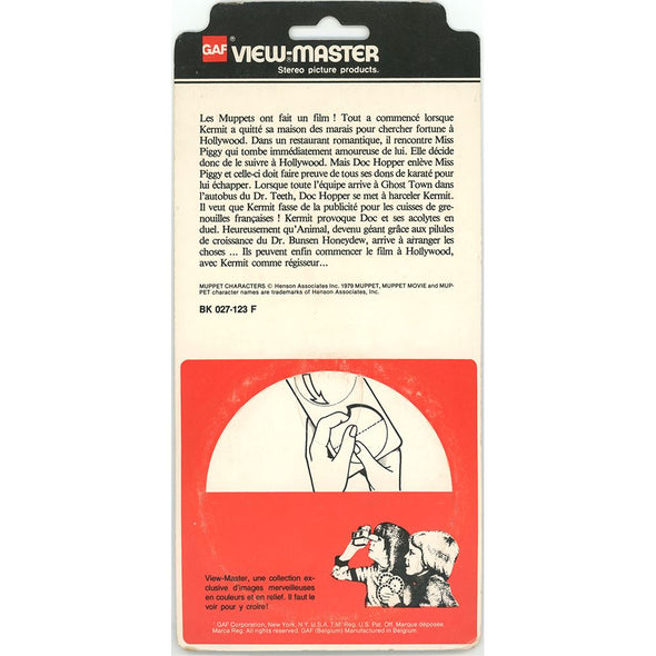 4 ANDREW - Jim Henson's Muppet Movie - View-Master 3 Reel Set on Card - Unopened - 1979 - vintage - BK027F VBP 3dstereo 