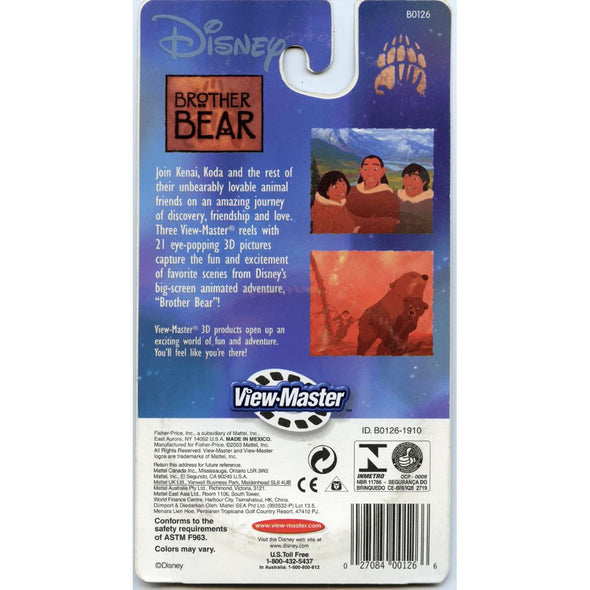 Brother Bear - View-Master - 3 Reels on Card VBP 3dstereo 