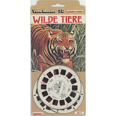 ANDREW 1 - Wilde Tiere Animals- View-Master 3 Reel Set on Card - unopened - vintage - 1983 - D111D VBP 3dstereo 