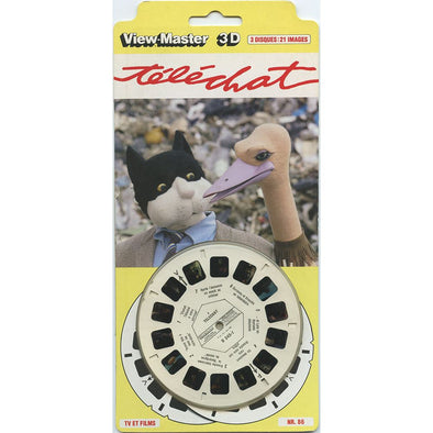 4 ANDREW - Téléchat - View-Master 3 Reel Set on Card - 1983 - NEW - D243F VBP 3dstereo 
