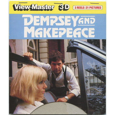 Dempsey and Makepeace - View-Master 3 Reel Set on Card - 1985 - vintage - D244E VBP 3dstereo 