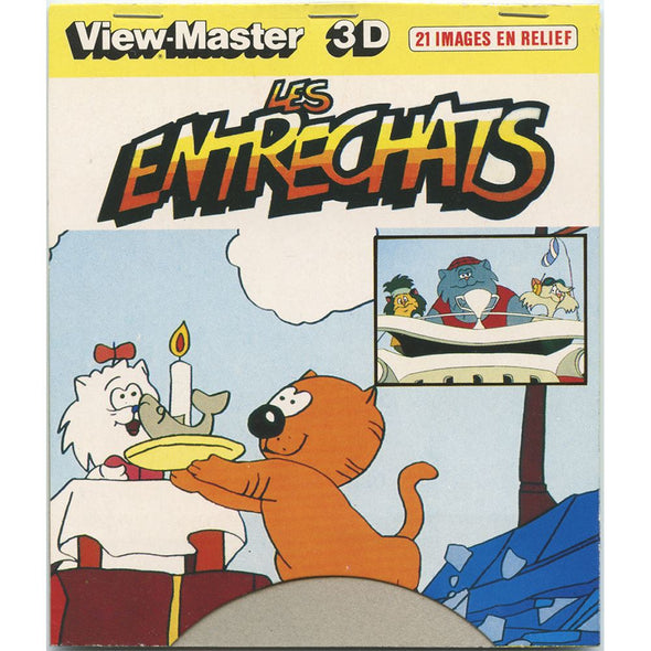 Les Entrechats - View-Master 3 Reel Set on Card - vintage - D252F VBP 3dstereo 