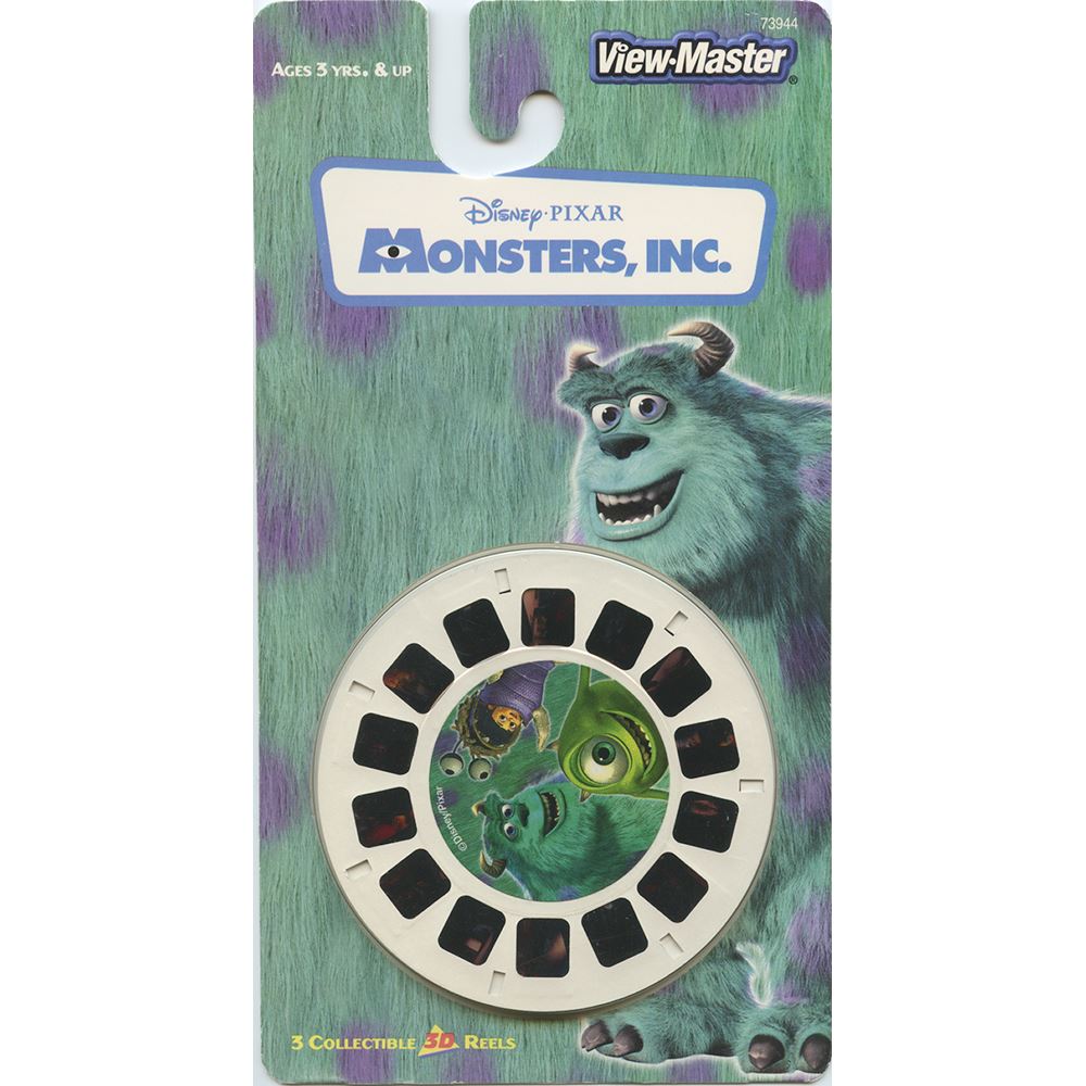 reel monsters Disney Toys | View Master Disney'S Monsters, Inc. 3d 3 Reel Set | Color: Cream/Tan | Size: Os