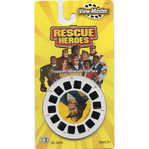 Rescue Heroes - ViewMaster 3 Reel Set on Card - NEW - (VBP-3644) VBP 3dstereo 