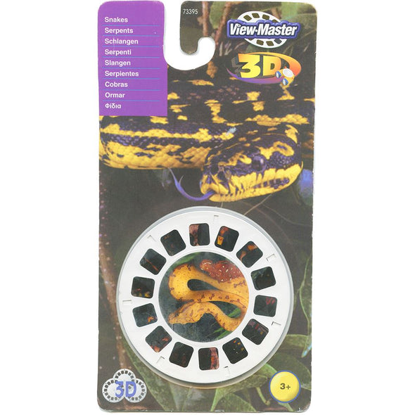 Snakes - View-Master 3 Reel Set on Card - NEW - 73395 VBP 3dstereo 