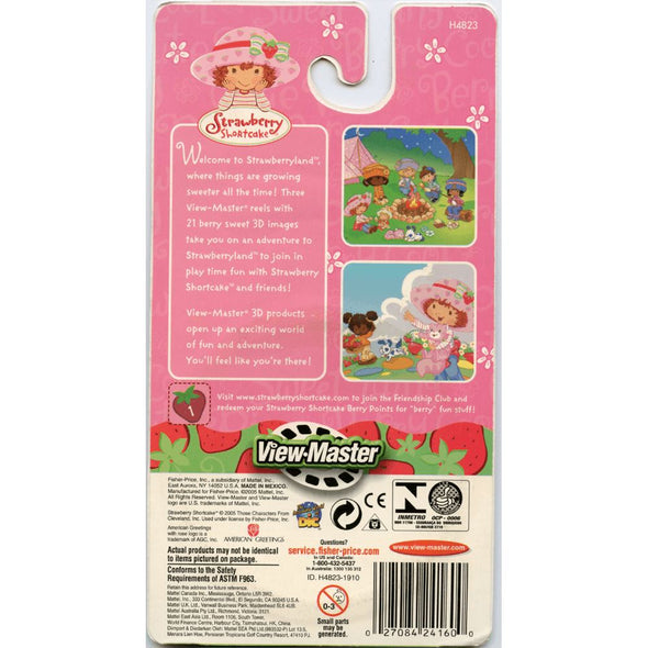 Strawberry Shortcake - ViewMaster 3 Reel Set on Card - NEW - (VBP-4823) VBP 3dstereo 
