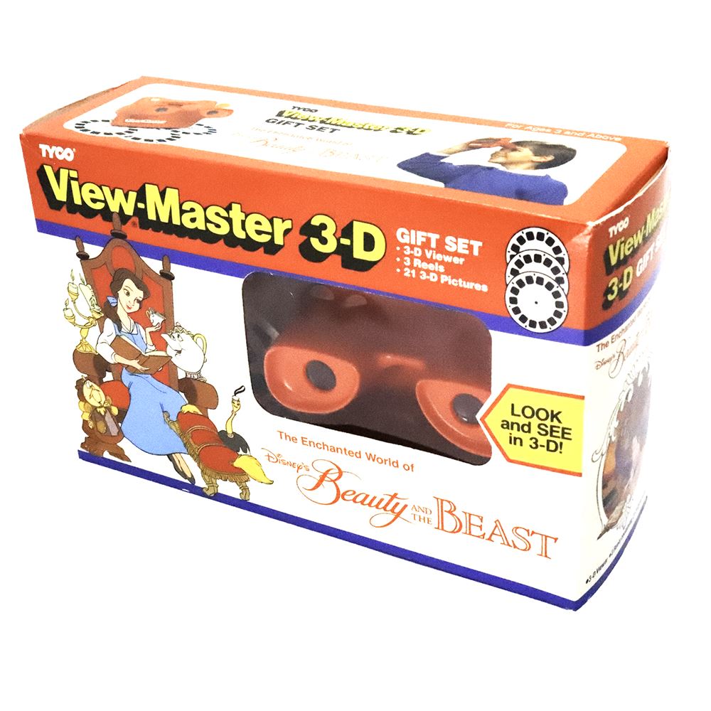 Beauty and the Beast - View-Master Gift Set - 3 Reels & Viewer (red) - 1992