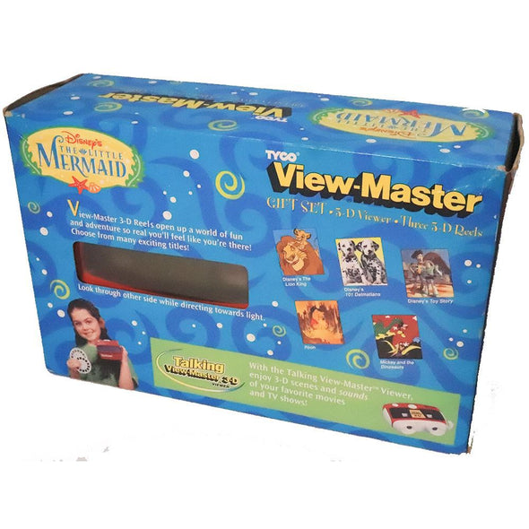 The Little Mermaid - View-Master Gift Set - 3 Reels & Viewer (red) - vintage/as new Viewers 3dstereo 
