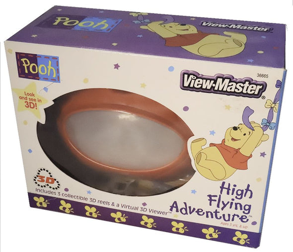4 ANDREW - Pooh - View-Master Gift Set - 3 Reels & Virtual Viewer - vintage/as new Viewers 3dstereo 