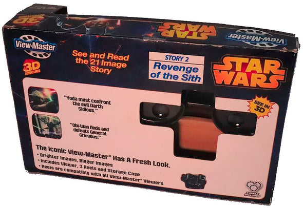 4 ANDREW - Star Wars - View-Master Gift Set - 3 Reels & Themed viewer (black) & Reel storage case - vintage/as new Viewers 3dstereo 