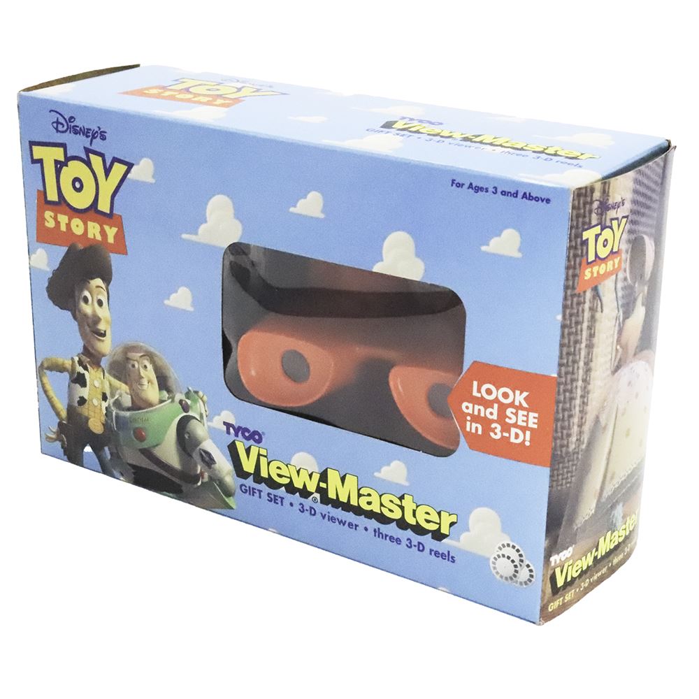 Toy Story - View-Master Gift Set - 3 Reels & Viewer (red) - 1995