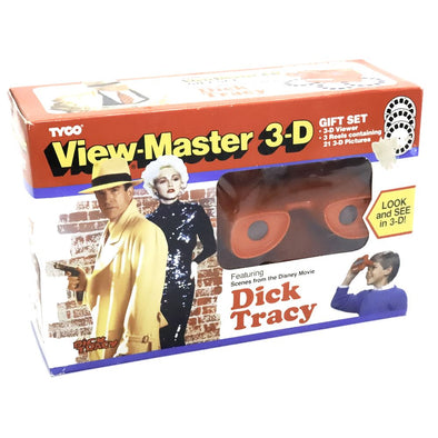 Dick Tracy - View-Master Gift Set - 3 Reels & Viewer - 1990 - Madonna, Warren Beatty Viewers 3dstereo 