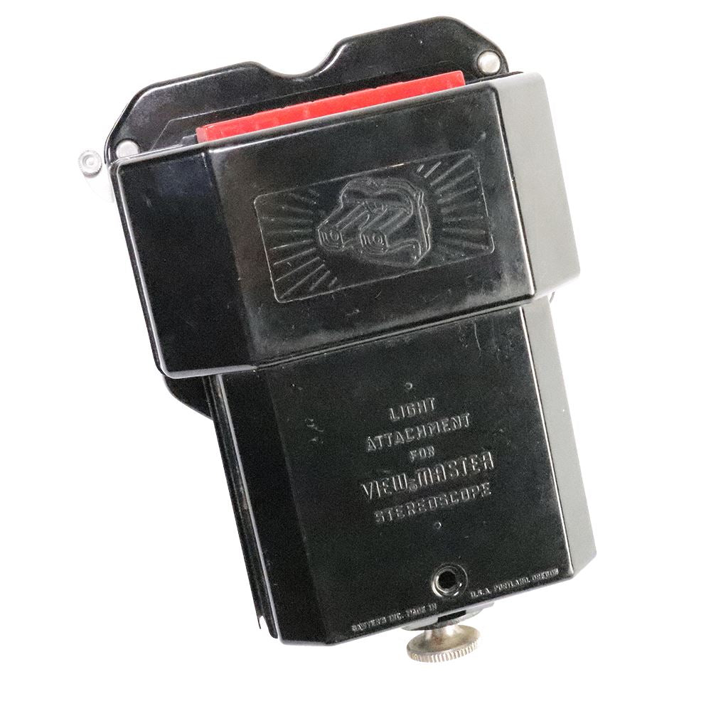 View-Master Model C Viewer and Light Attachment vintage Black