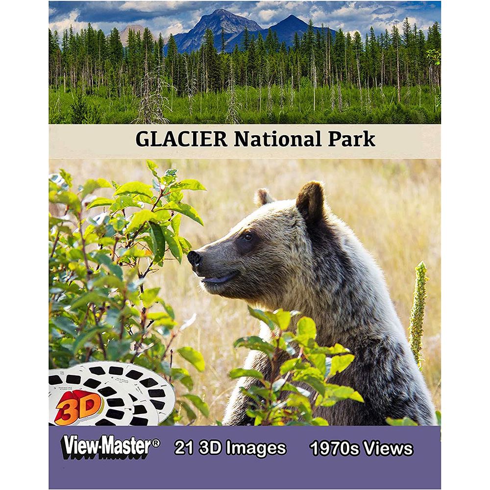 Glacier National Park - 1970's View-Master 3 Reel Set - vintage ...