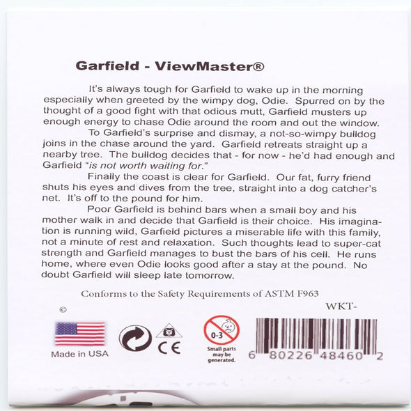Garfield - View-Master 3 Reel Set - AS NEW - WKT 3dstereo 