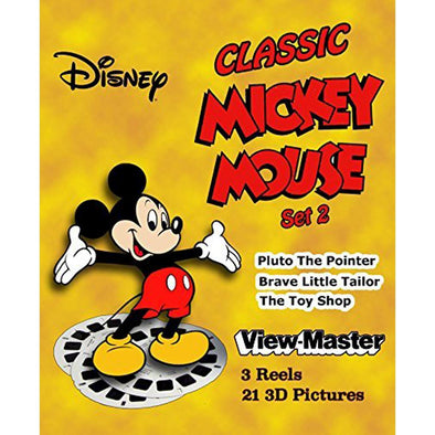 Classic Mickey Mouse Set 2 - View-Master 3 Reel Set - NEW (CLAS-2) WKT 3dstereo 