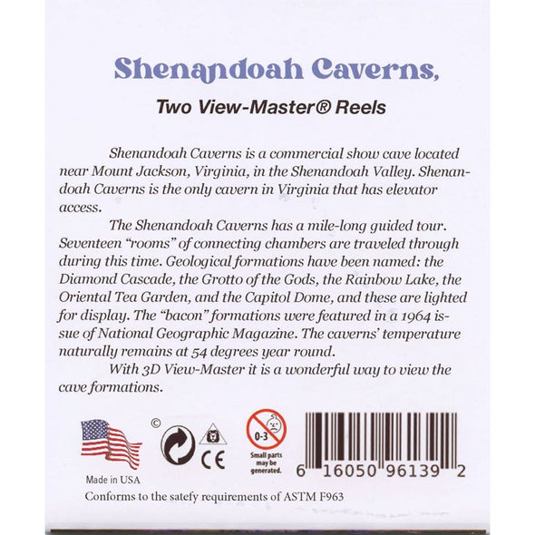 Shenandoah Caverns - View-Master 3 Reel Set - AS NEW WKT 3dstereo 