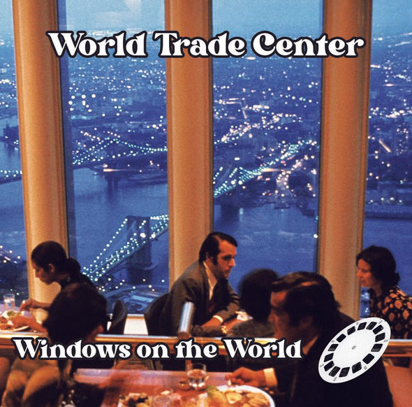 Windows on the World WORLD TRADE CENTER - ViewMaster Commercial Advertising Reel Packet 3Dstereo 