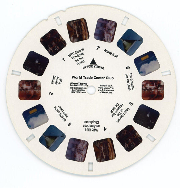 Windows on the World WORLD TRADE CENTER - ViewMaster Commercial Advertising Reel Packet 3Dstereo 