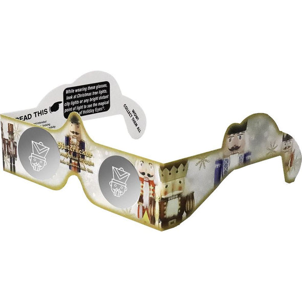 Christmas Glasses Holiday Eyes® - NUTCRACKER - 3D Holographic Glasses - NEW 3D Glasses 3dstereo 