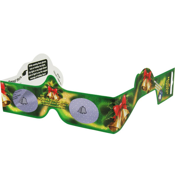 Christmas Glasses Holiday Eyes® - Jingle Bells 3D Glasses 3dstereo 