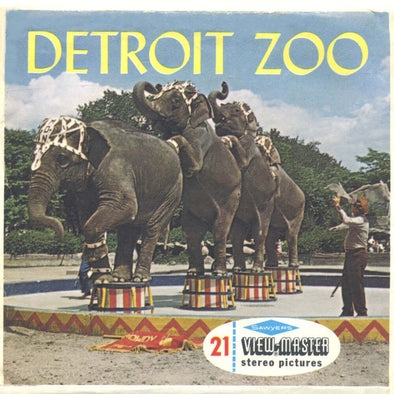 Detroit Zoo, Detroit, Michigan - View-Master 3 Reel Packet - 1960s views -  vintage - (PKT-A581-S6)