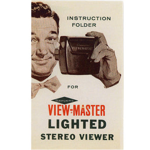View-Master Model F Viewer Instructions - facsimile Instructions 3dstereo 