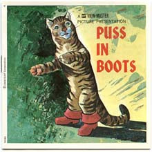 Puss in Boots - View-Master - Vintage - 3Reel Packet - 1970s views - (PKT-B320-G1Amint) Packet 3dstereo 